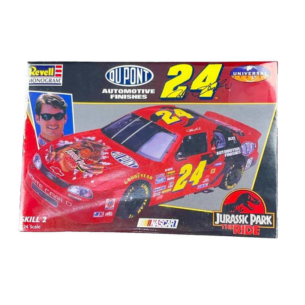 Revell Monogram #24 Jeff Gordon Jurassic Park The Ride 1/24 Scale Model Kit new